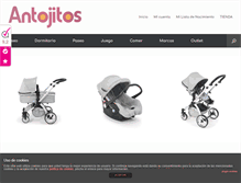 Tablet Screenshot of antojitosbaby.com